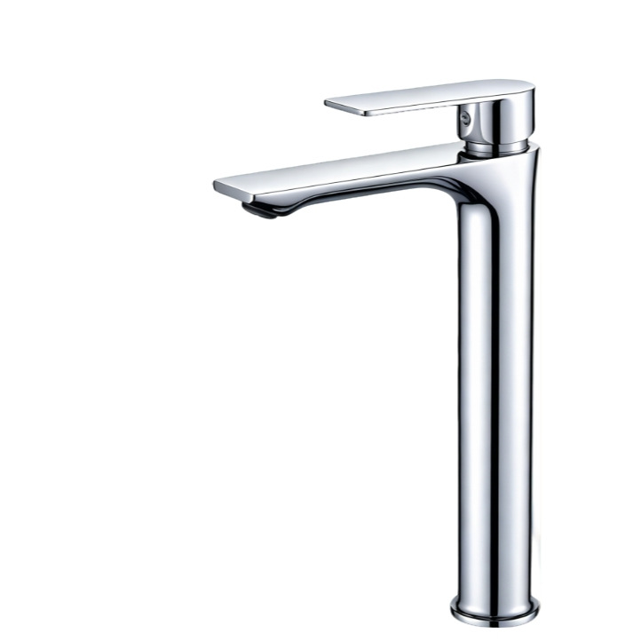 Polished Gunmetal Tall Vessel Basin Mixer Faucet