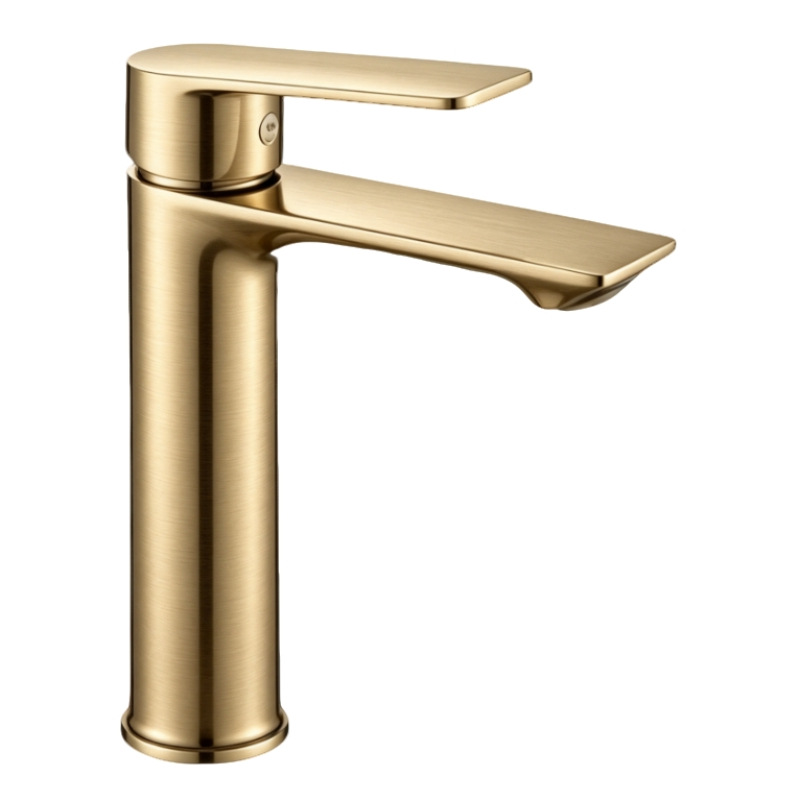 Polished Gunmetal Tall Vessel Basin Mixer Faucet