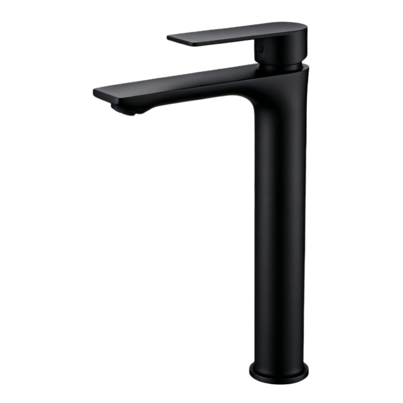 Polished Gunmetal Tall Vessel Basin Mixer Faucet