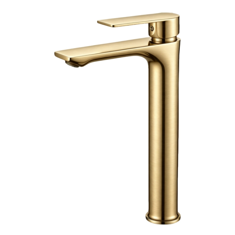Polished Gunmetal Tall Vessel Basin Mixer Faucet