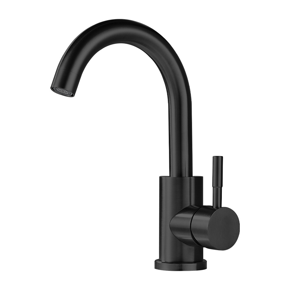 Brushed Gold Single Lever Kitchen Mixer Faucet