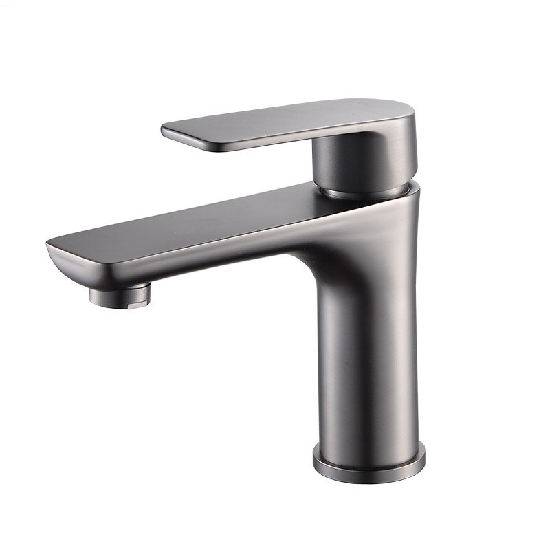 Single Lever Modern Basin Mixer Faucet, 3 Finishes Optional