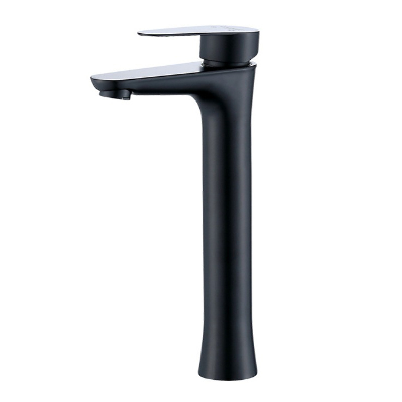 Tall 304 Stainless Steel Single Lever Vessel Basin Mixer Faucet