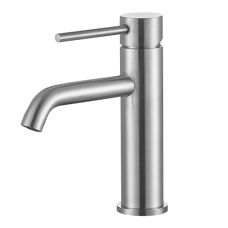 Rose Gold Tall Single Lever Vessel Basin Mixer Faucet