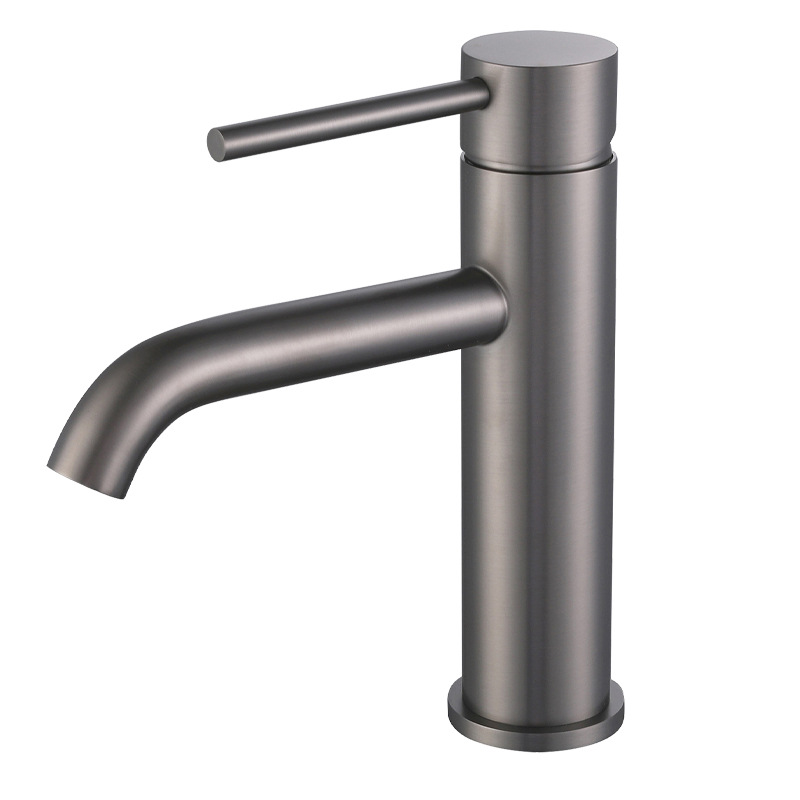 Rose Gold Tall Single Lever Vessel Basin Mixer Faucet