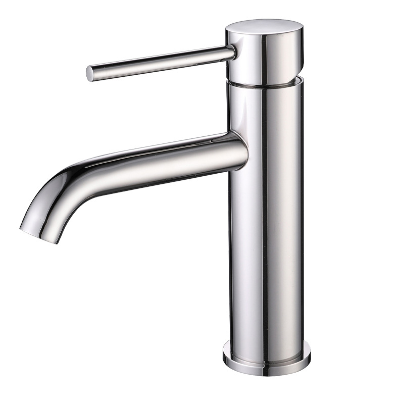 Rose Gold Tall Single Lever Vessel Basin Mixer Faucet