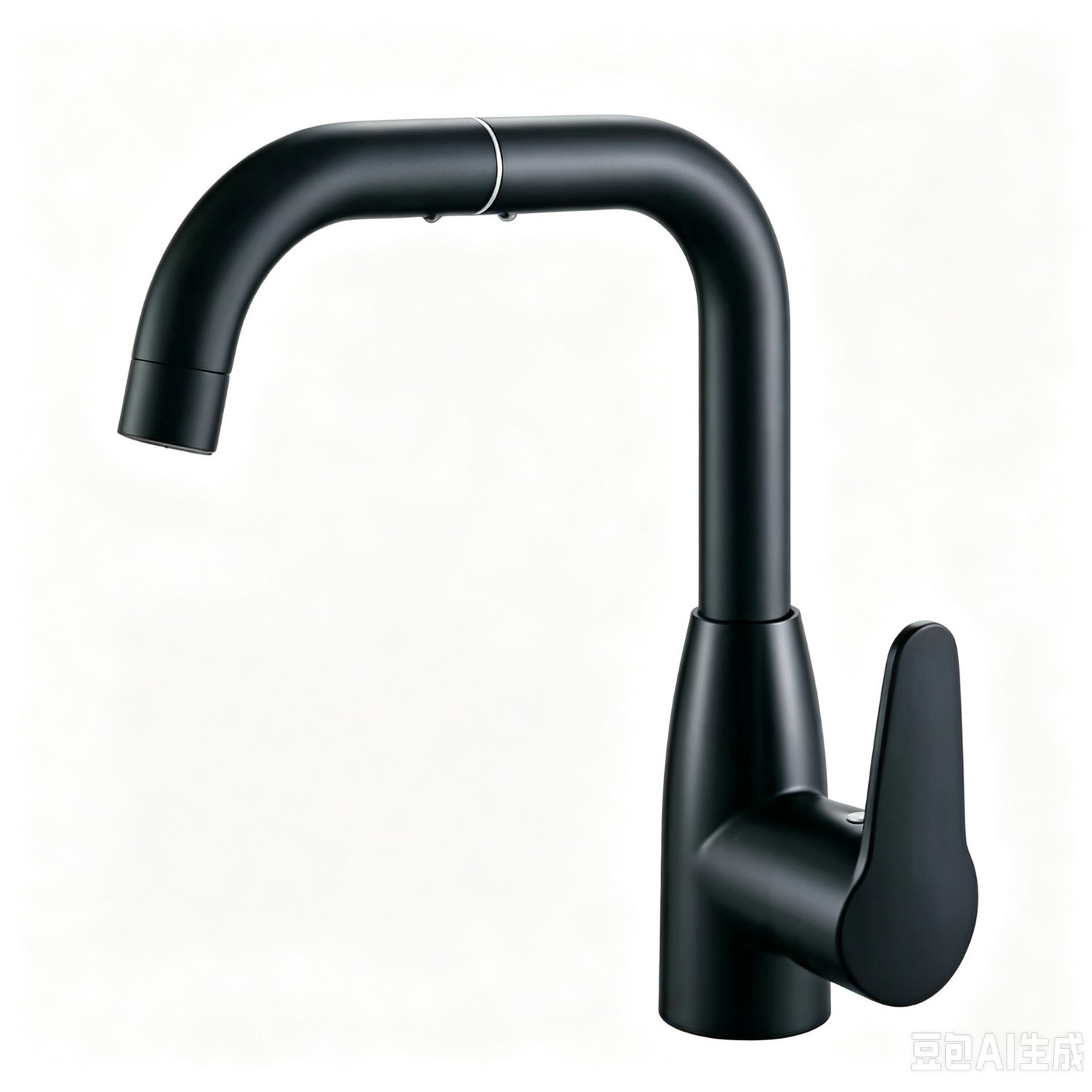 Chrome Single Lever Rotatable High Arc Kitchen Mixer Faucet, Solid Brass