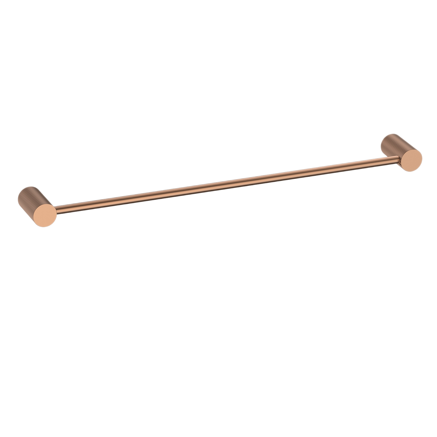 Rose Gold Fluted Bathroom Hardware Set, 4-Piece Bath Accessories Kit