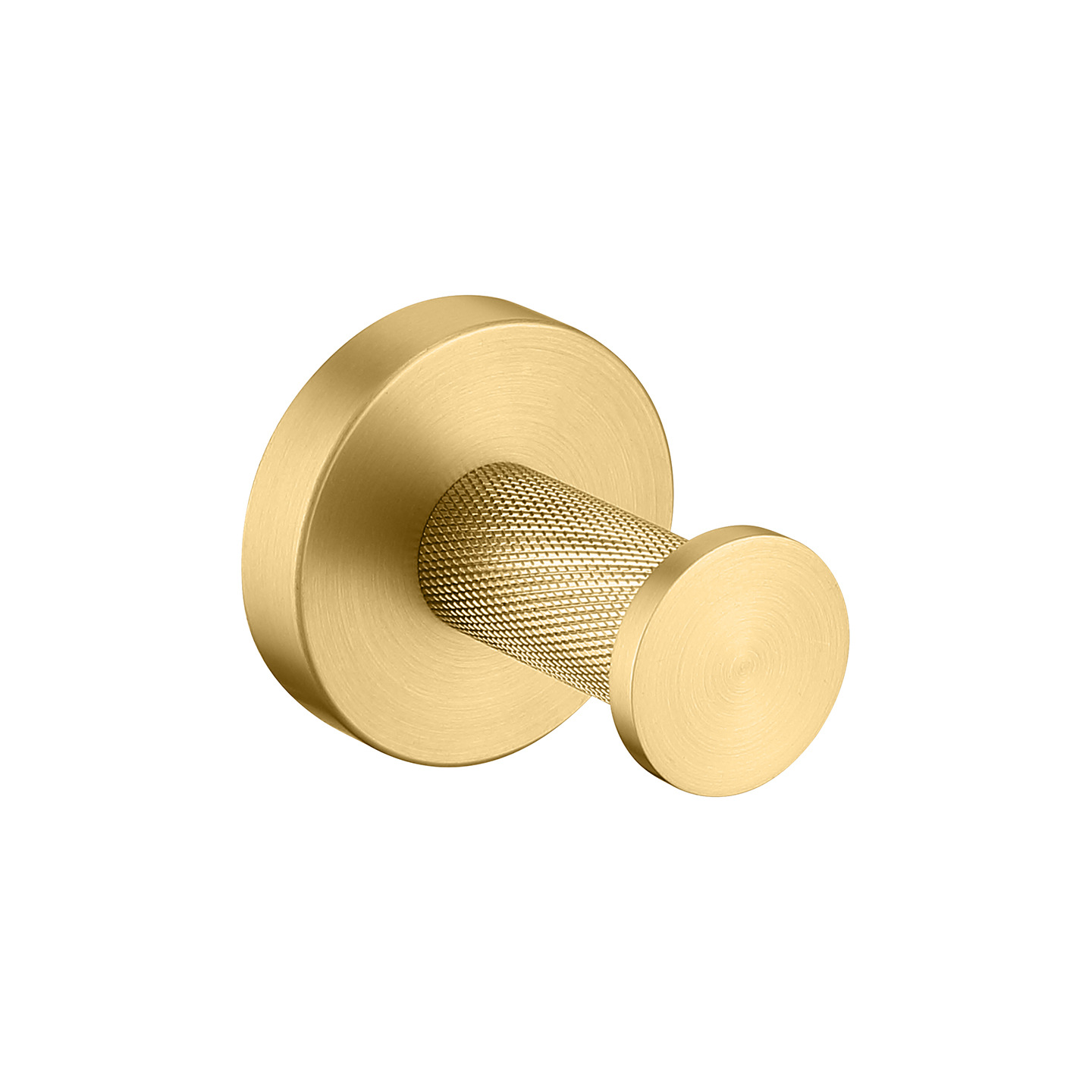 Brushed Gold Knurled Bathroom Hardware Set, 9-Piece Luxury Bath Accessories Kit