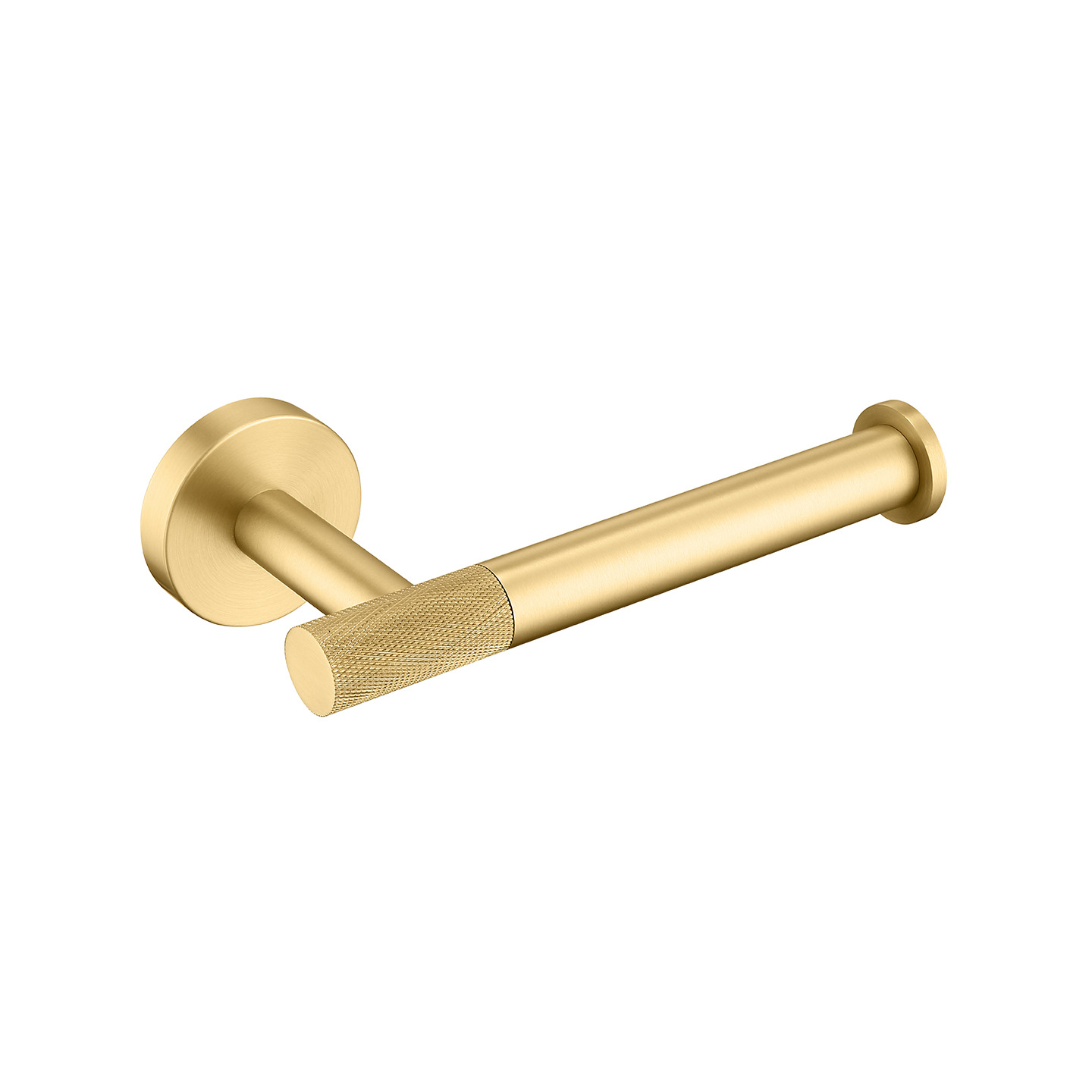 Brushed Gold Knurled Bathroom Hardware Set, 9-Piece Luxury Bath Accessories Kit
