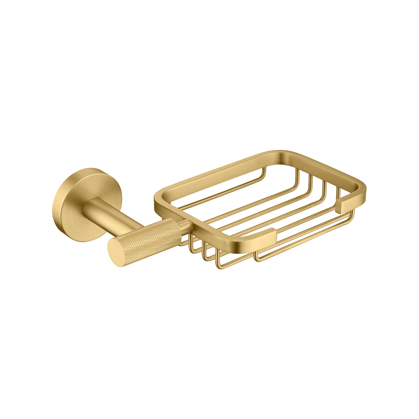 Brushed Gold Knurled Bathroom Hardware Set, 9-Piece Luxury Bath Accessories Kit