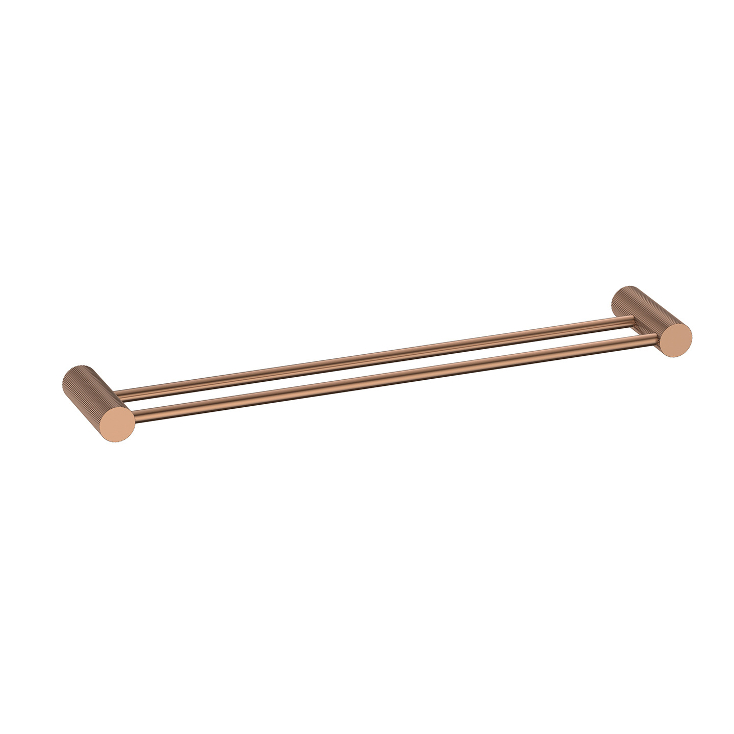 Rose Gold Fluted 8-Piece Bathroom Hardware Set, Wall Mount Luxury Bath Accessories Kit