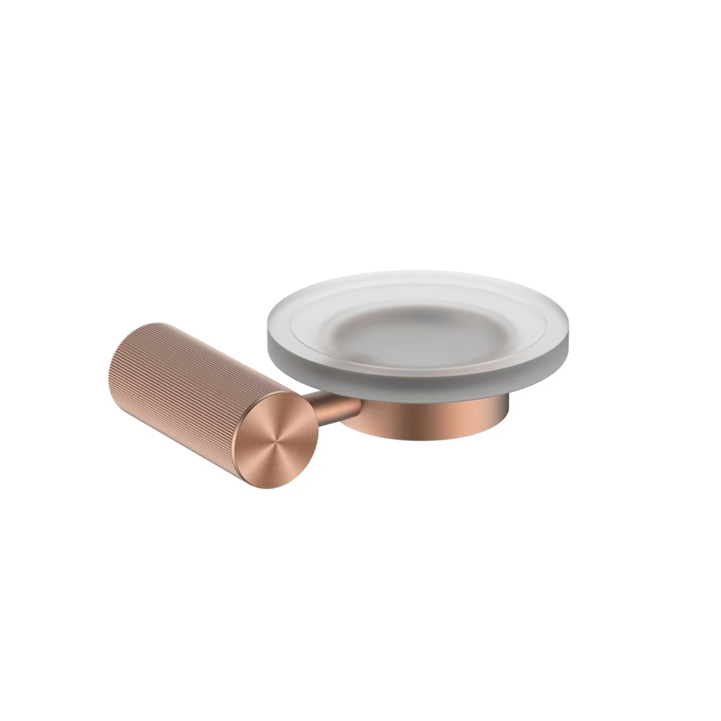 Rose Gold Fluted 8-Piece Bathroom Hardware Set, Wall Mount Luxury Bath Accessories Kit