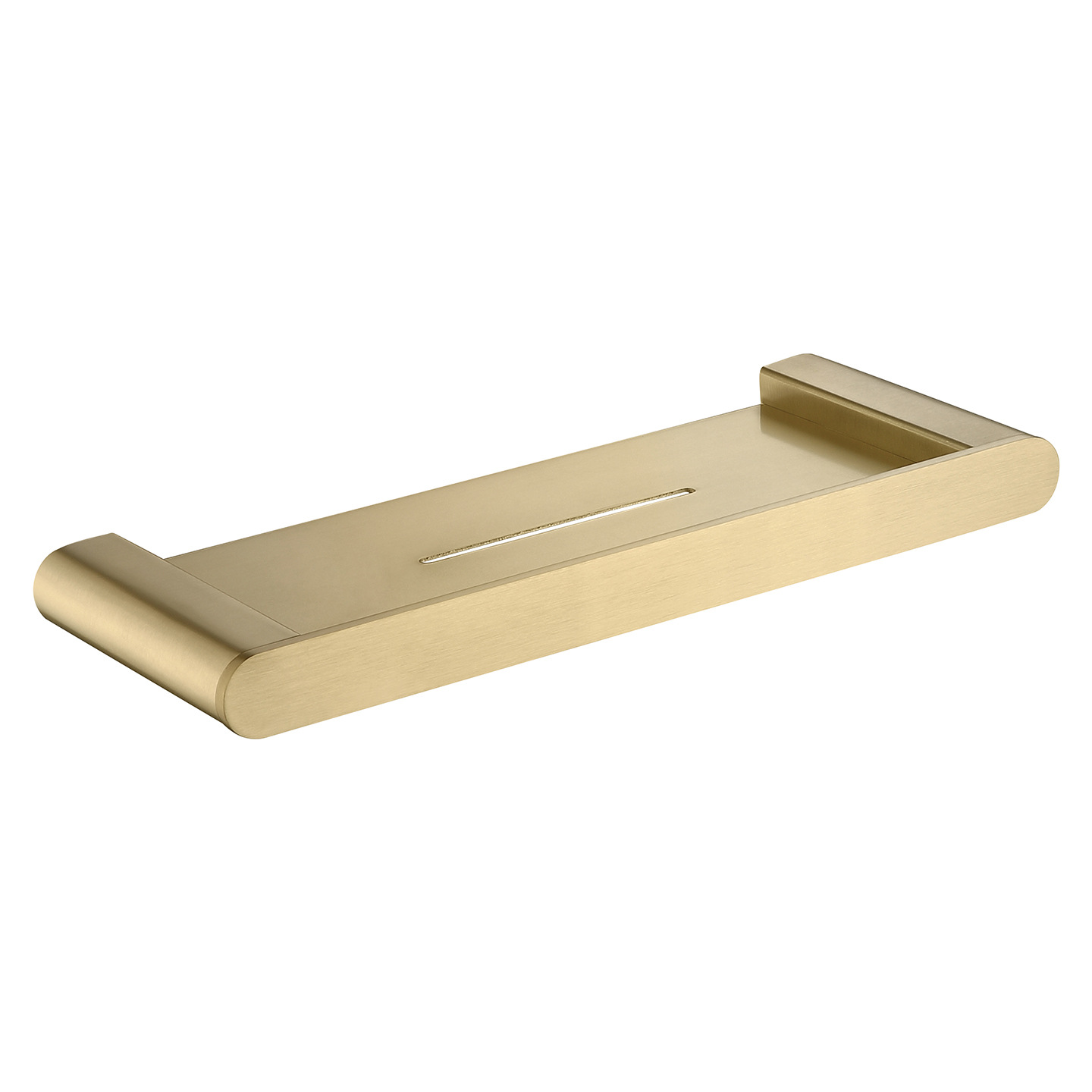 Brushed Gold Wall Mount Frosted Glass Tumbler Holder, Bathroom Toothbrush Cup Holder