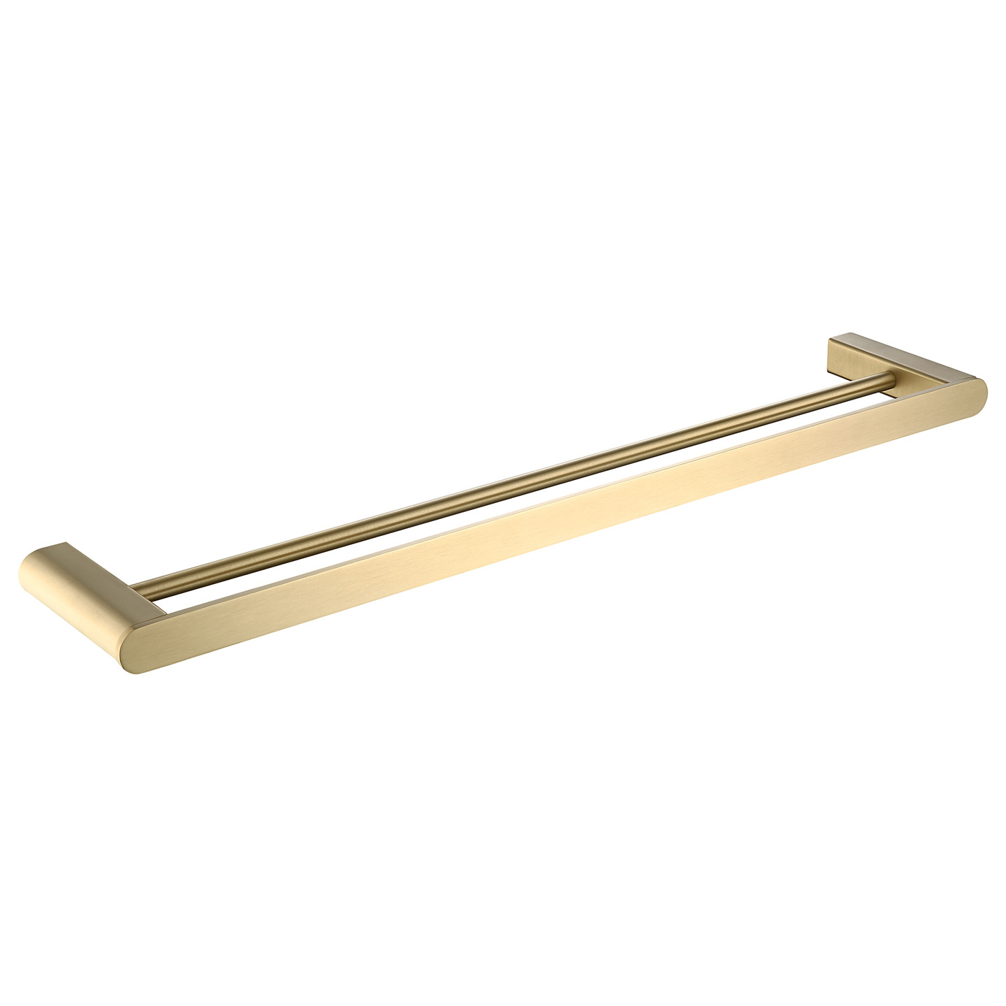 Brushed Gold Wall Mount Frosted Glass Tumbler Holder, Bathroom Toothbrush Cup Holder