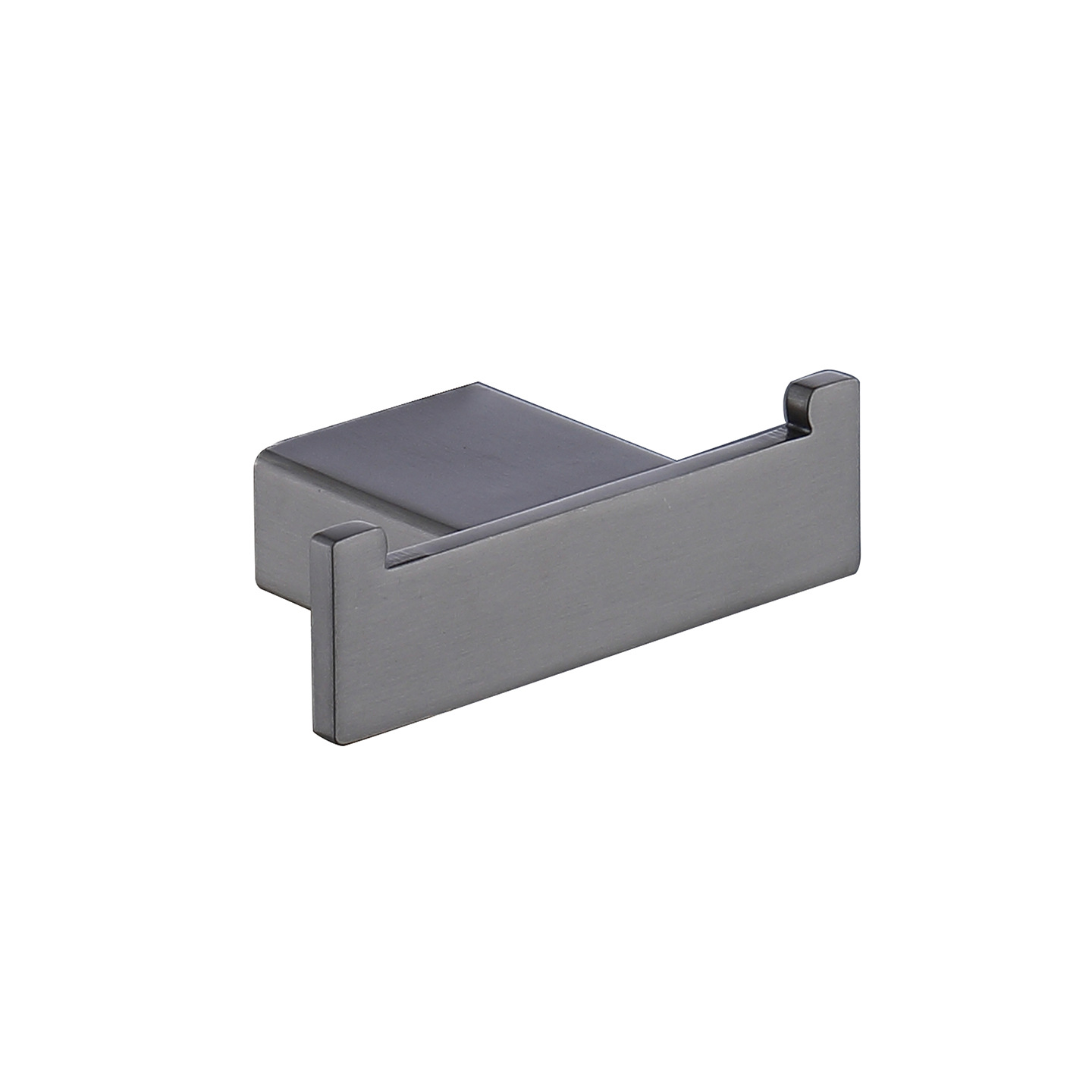Gunmetal Gray 9-Piece Bathroom Hardware Set, Wall Mount Modern Bath Accessories Kit
