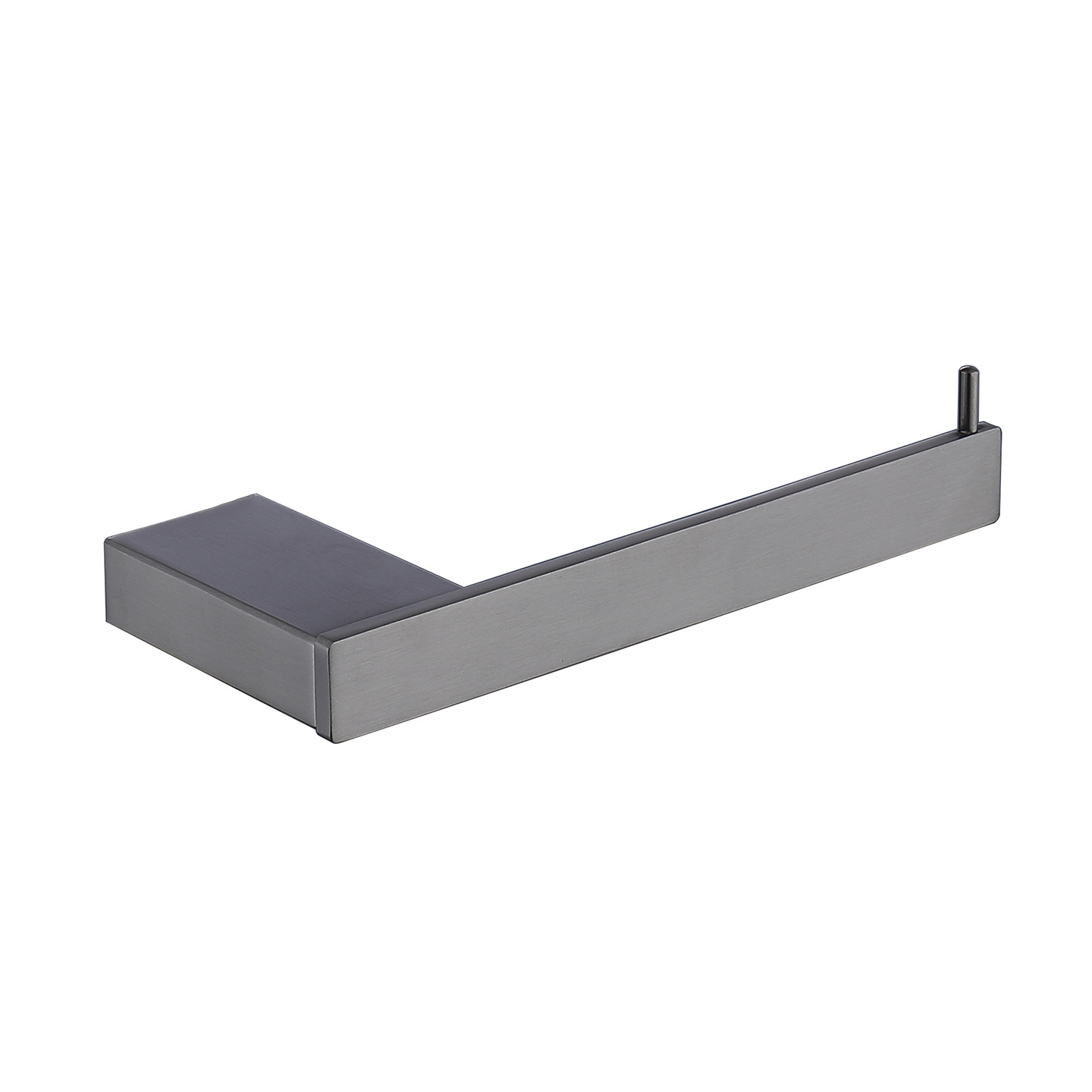 Gunmetal Gray 9-Piece Bathroom Hardware Set, Wall Mount Modern Bath Accessories Kit