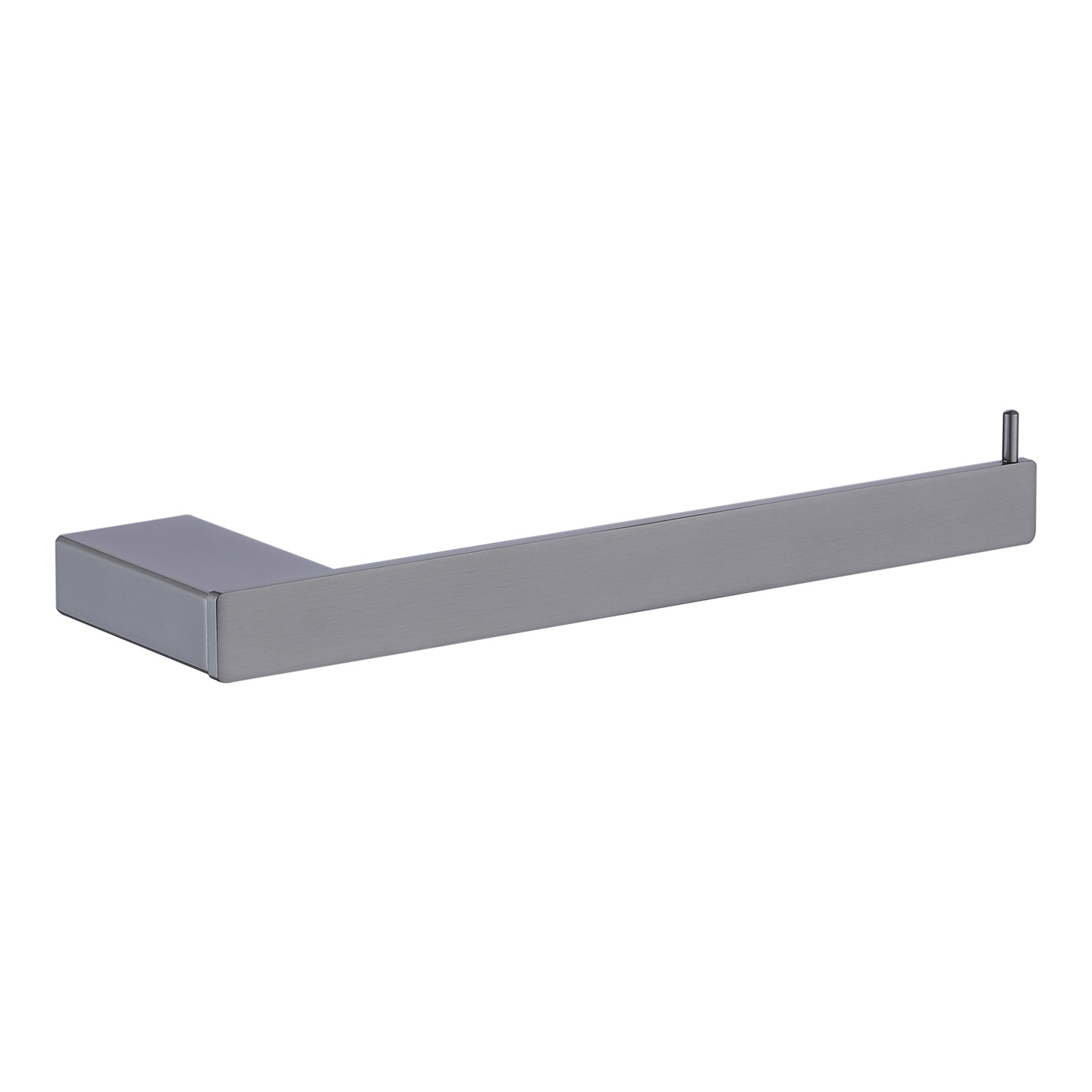 Gunmetal Gray 9-Piece Bathroom Hardware Set, Wall Mount Modern Bath Accessories Kit