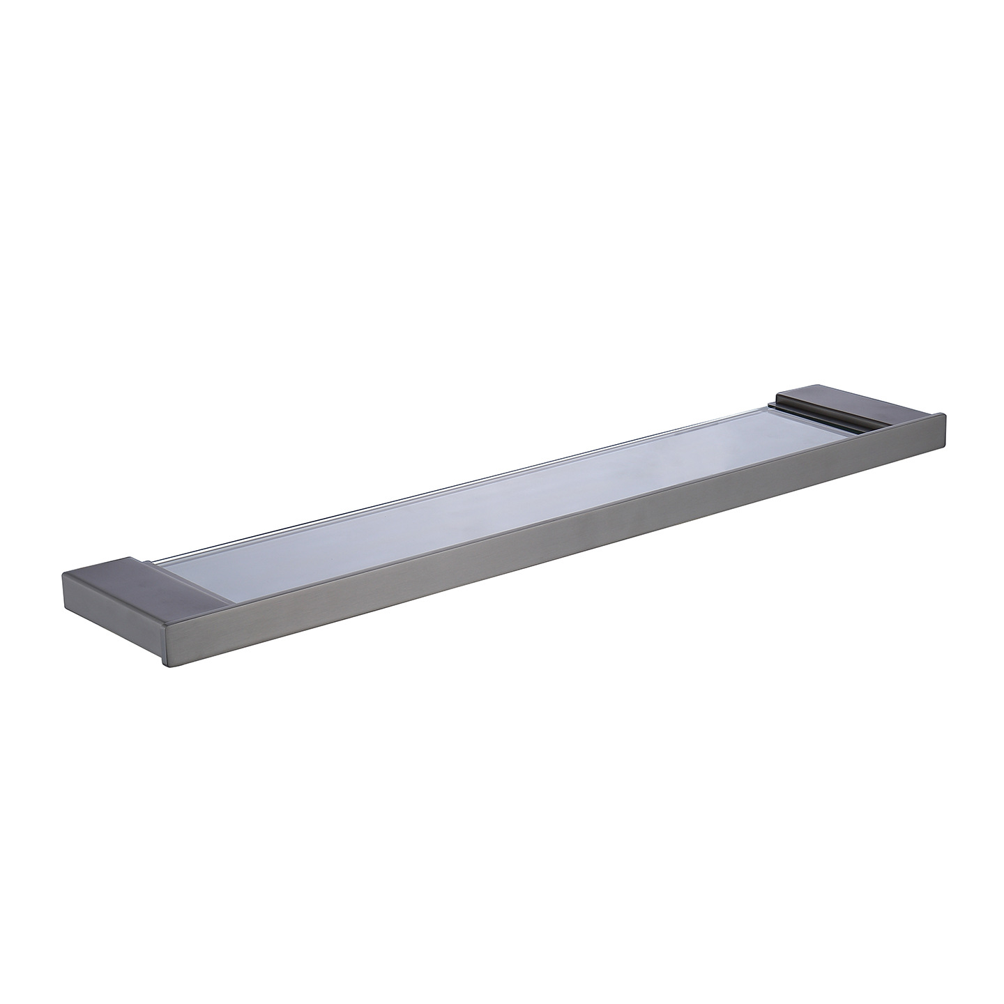 Gunmetal Gray 9-Piece Bathroom Hardware Set, Wall Mount Modern Bath Accessories Kit