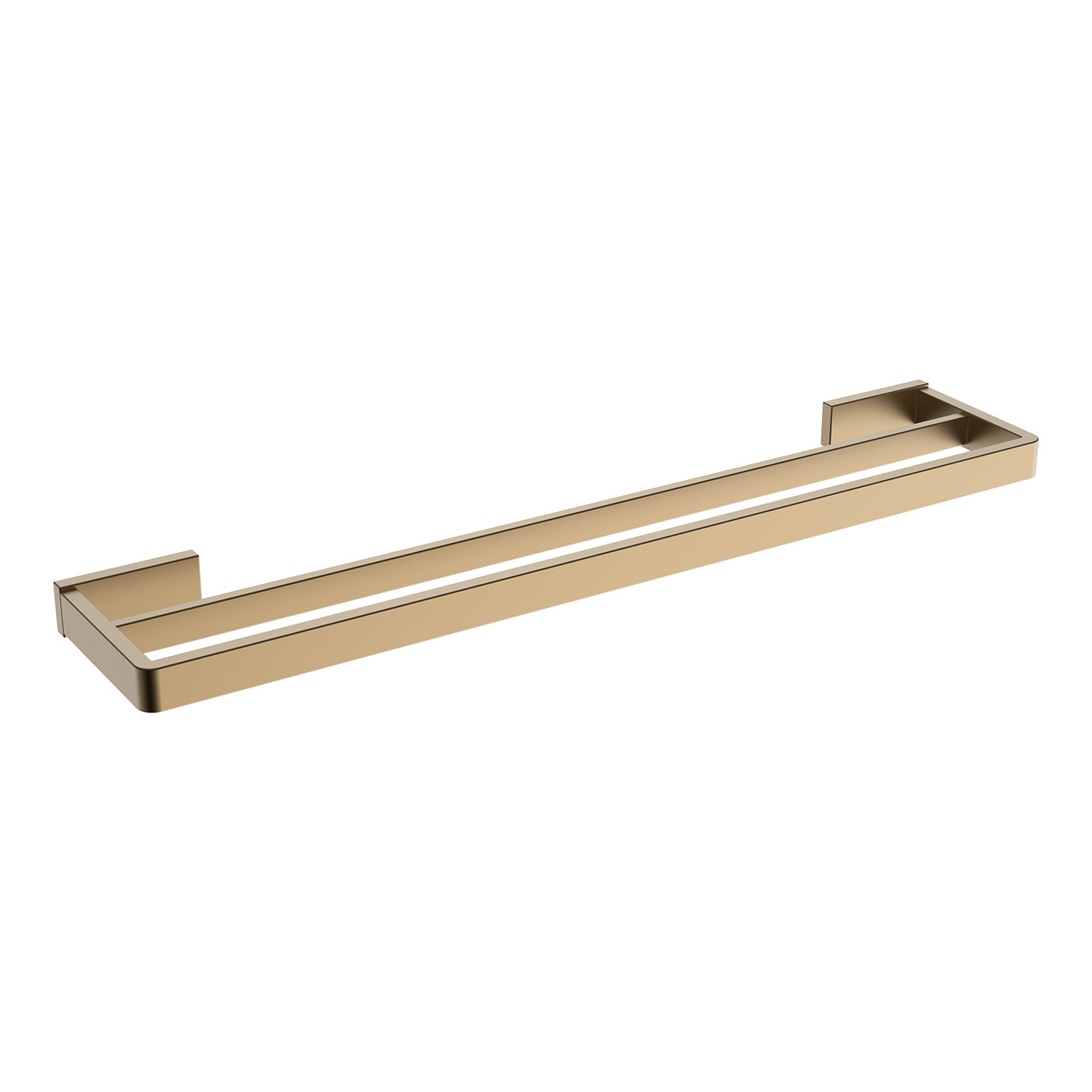 Brushed Gold 8-Piece Bathroom Hardware Set, Wall Mount Modern Bath Accessories Kit