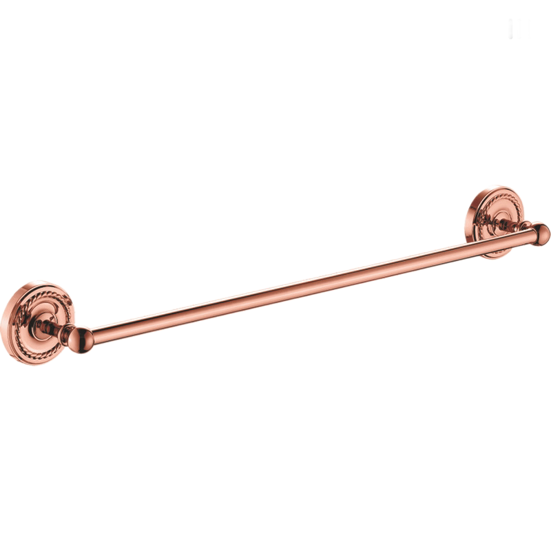 Rose Gold 6-Piece Vintage Bathroom Hardware Set, Wall Mount Luxury Bath Accessories Kit