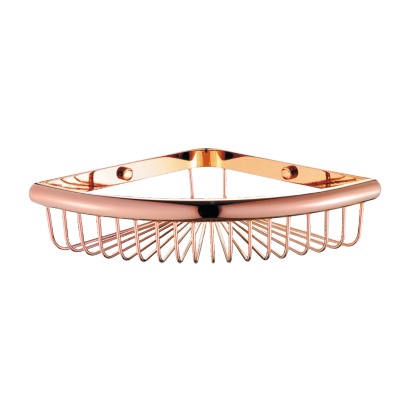 Rose Gold 6-Piece Vintage Bathroom Hardware Set, Wall Mount Luxury Bath Accessories Kit