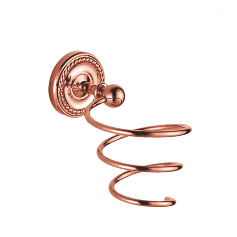 Rose Gold 6-Piece Vintage Bathroom Hardware Set, Wall Mount Luxury Bath Accessories Kit