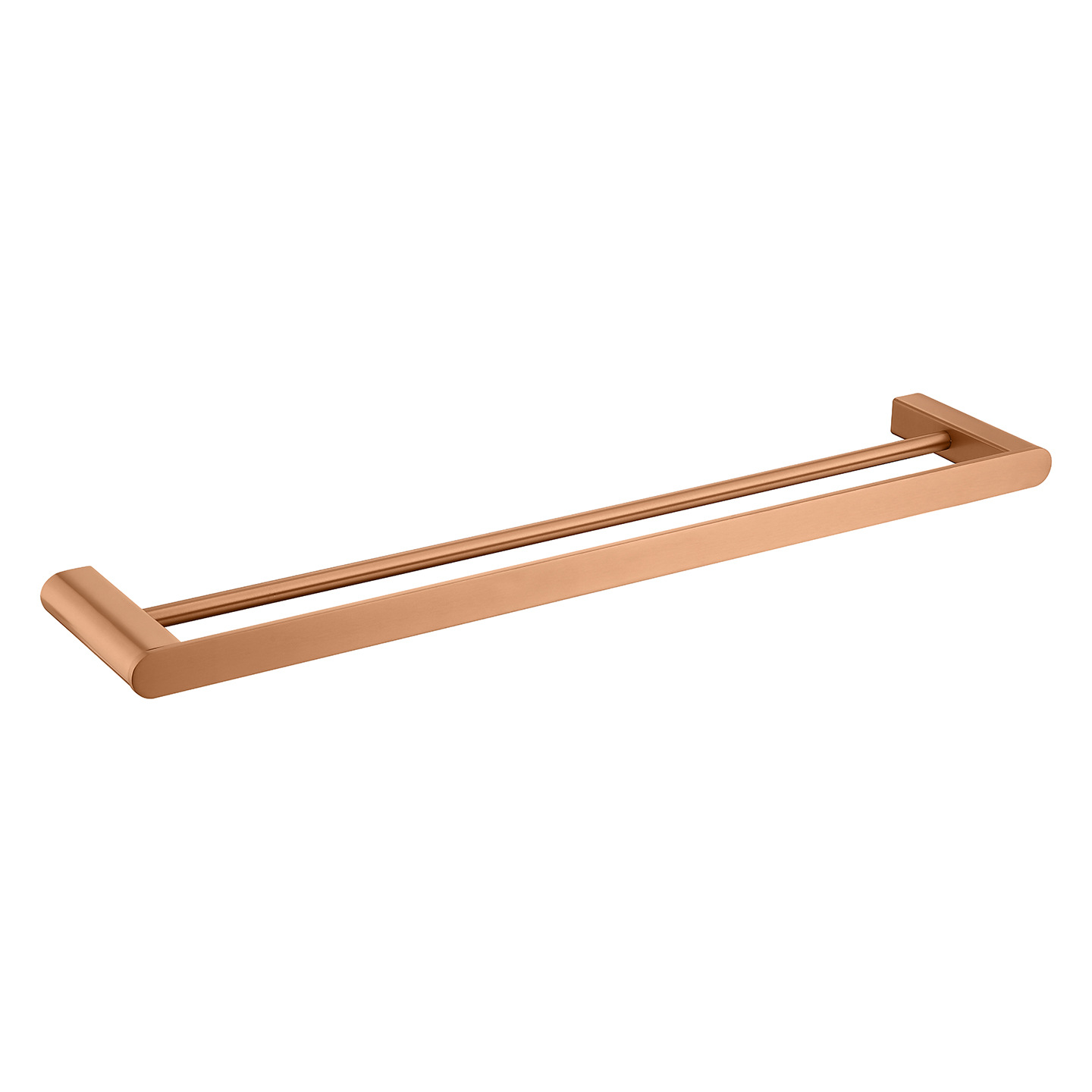 Rose Gold 9-Piece Bathroom Hardware Set, Wall Mount Modern Bath Accessories Kit