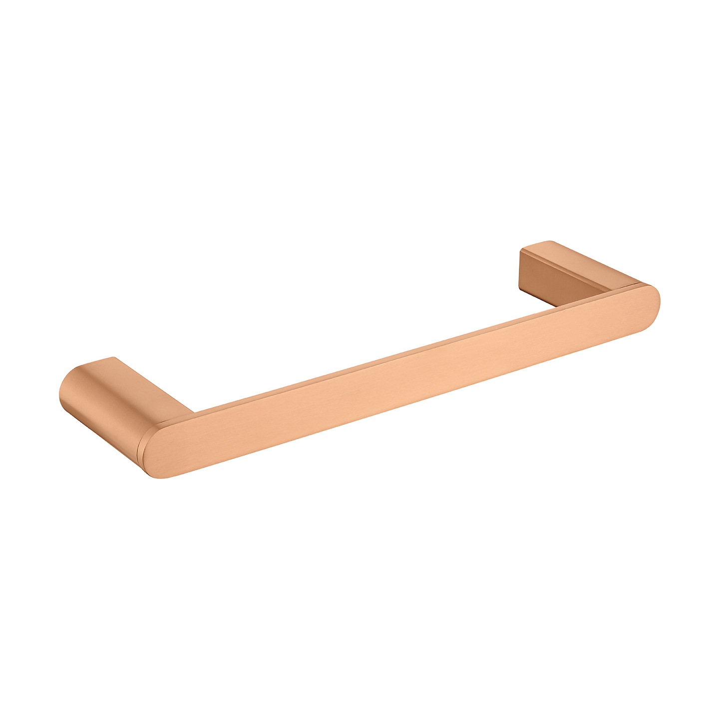 Rose Gold 9-Piece Bathroom Hardware Set, Wall Mount Modern Bath Accessories Kit