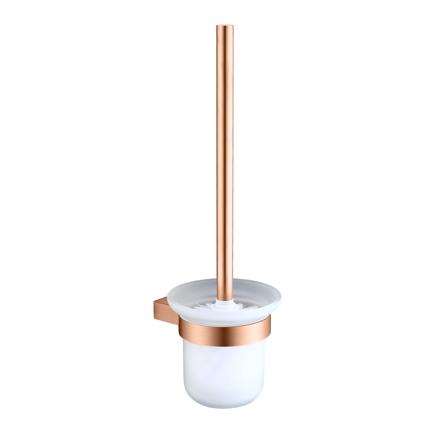 Rose Gold 9-Piece Bathroom Hardware Set, Wall Mount Modern Bath Accessories Kit