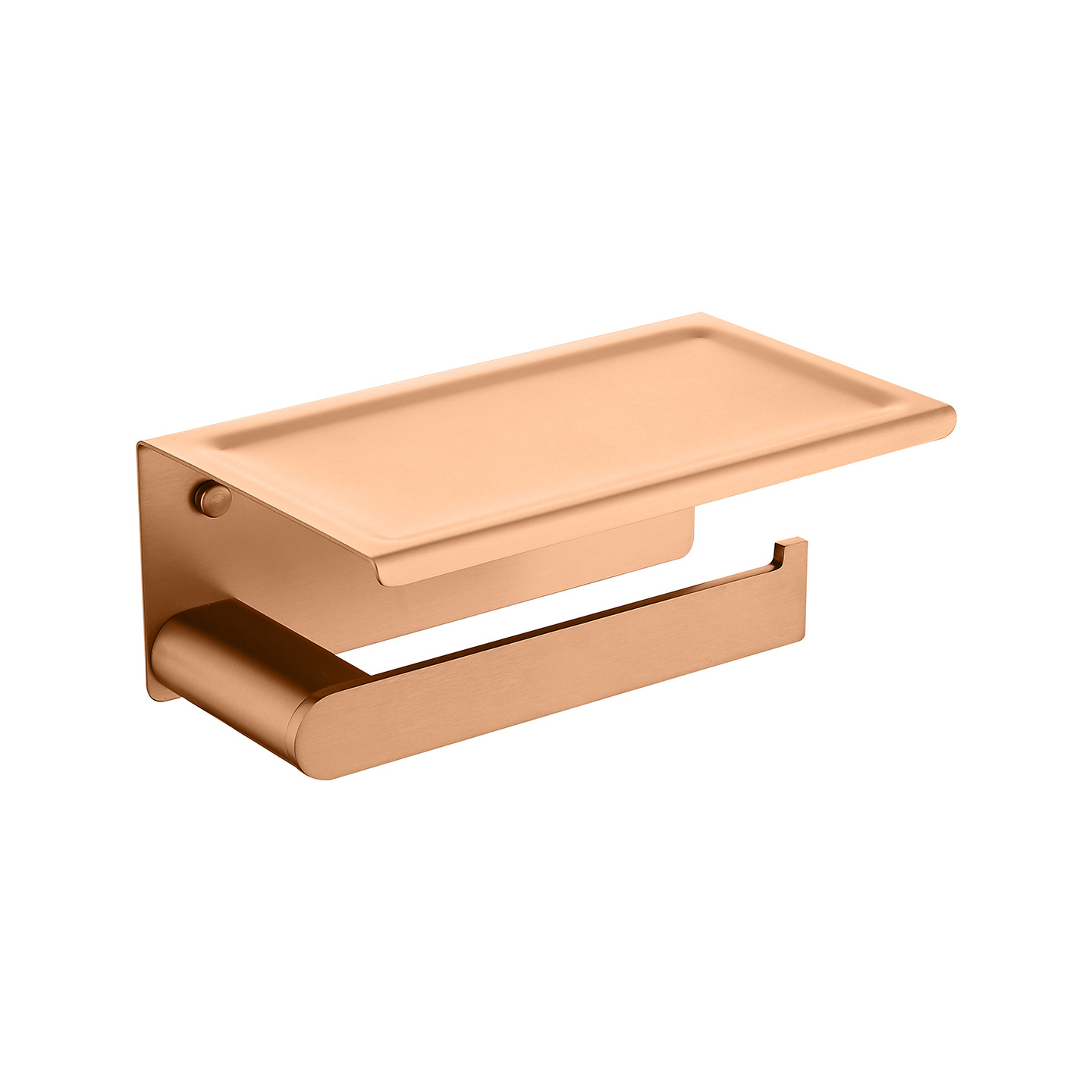 Rose Gold 9-Piece Bathroom Hardware Set, Wall Mount Modern Bath Accessories Kit
