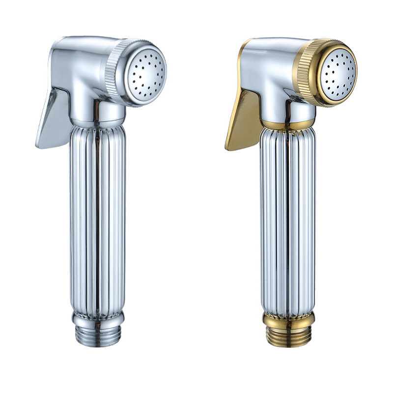 Vintage Ridged Bidet Sprayer Head, Multi Finish Handheld Toilet Spray Gun Replacement Head
